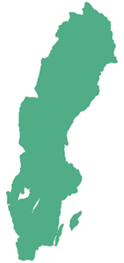 Sverigekarta DL19